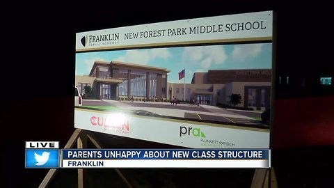 Franklin parents unhappy with new class structure