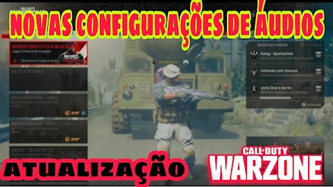 Call of duty warzone como configurar áudio do jogo