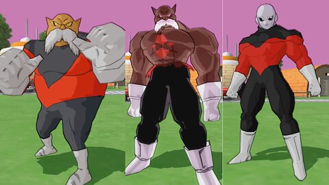 Jiren & Toppol - All Forms, Special Attacks and Costumes in DBZ Budokai Tenkaichi 4