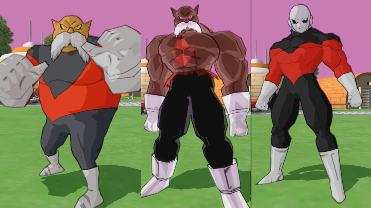 Jiren & Toppol - All Forms, Special Attacks and Costumes in DBZ Budokai Tenkaichi 4