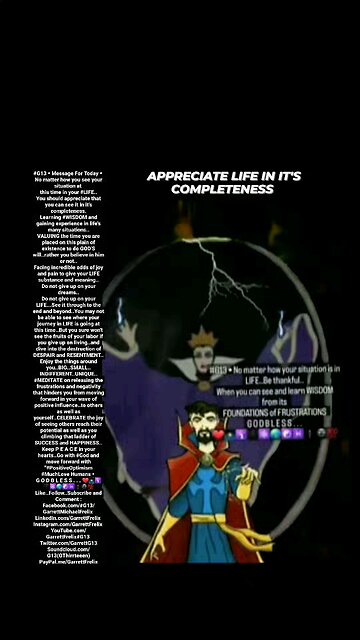 ▪︎APPRECIATE LIFE IN IT'S COMPLETENESS▪︎