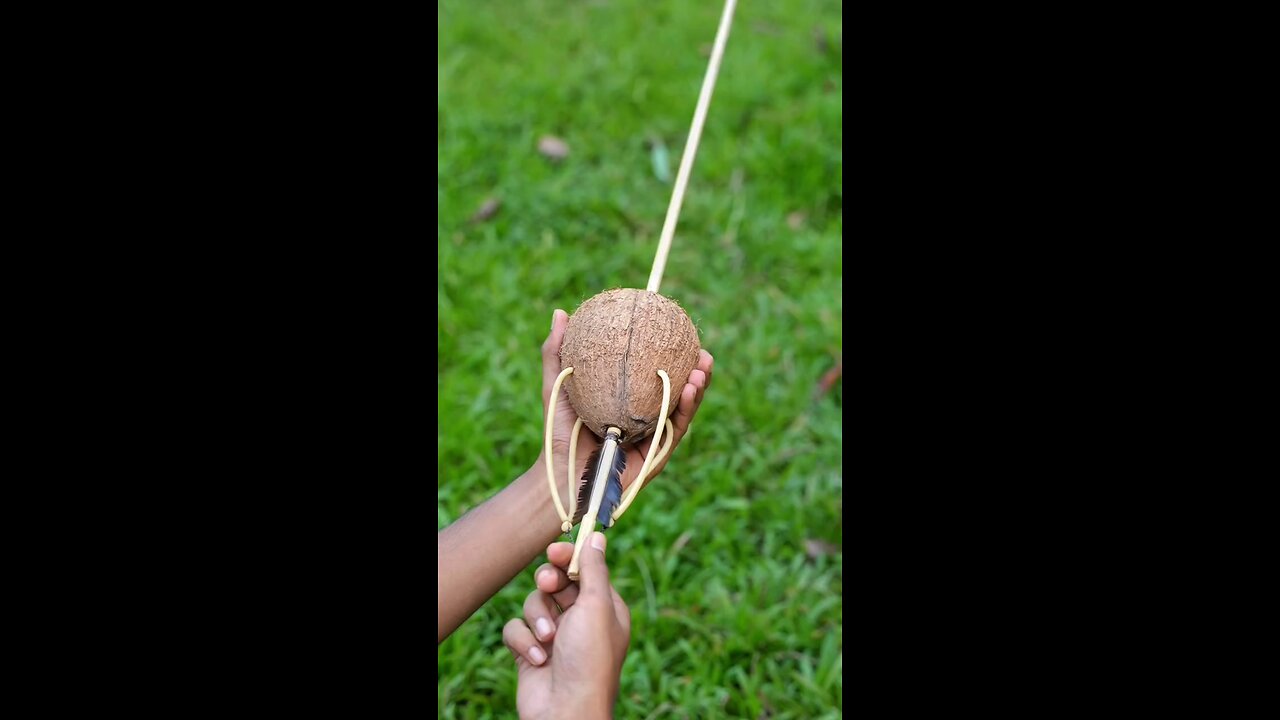 Creative coconut arrow project : unique DIY with simple material