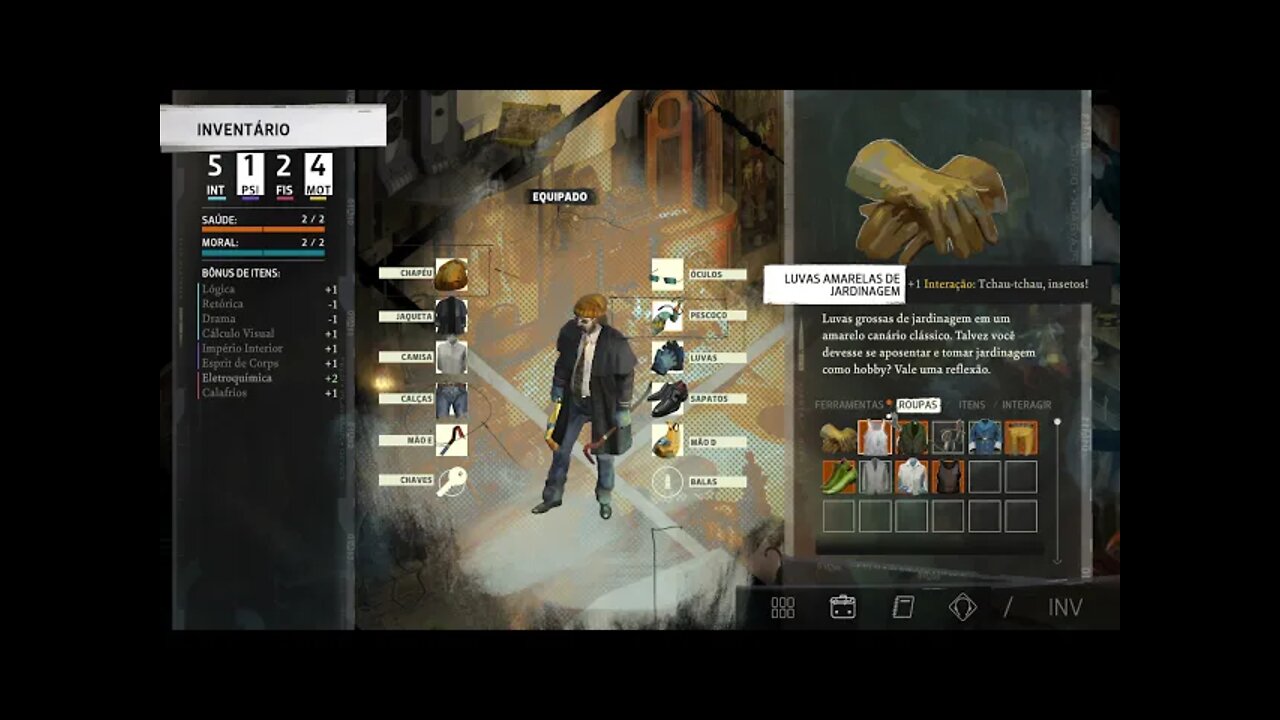 Disco Elysium Gameplay - Revelações carai #11 PT-BR.