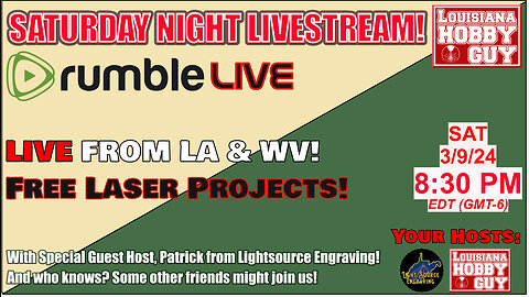 Saturday Night Laser Livestream