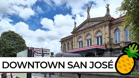 [4K] SAN JOSÉ, COSTA RICA 🇨🇷 Walk & Tour Downtown At The National Theatre & More #costarica #travel