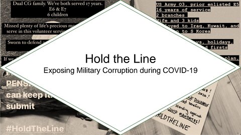 Devastating Presentation “Exposing Military Corruption During COVID-19” Sent to Members of Congress