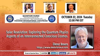 Dieter Broers -BioPhysicist- Solar Revolution: Exploring Cosmic Impacts on Human Consciousness