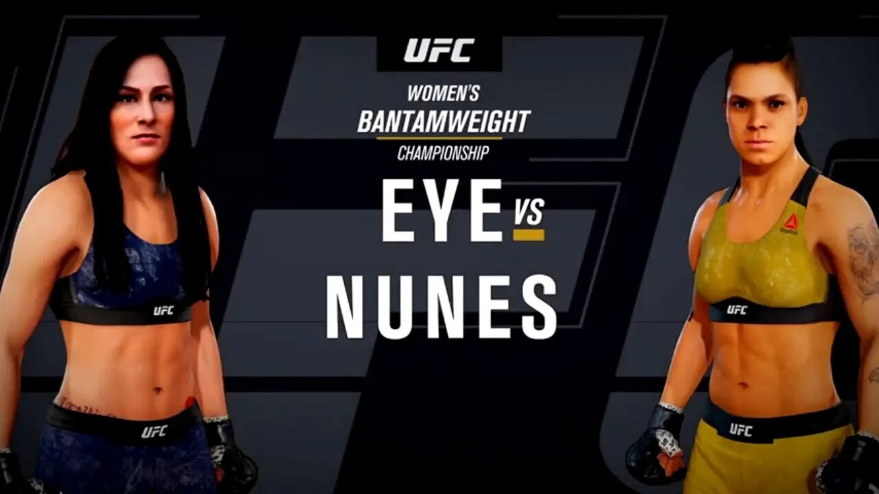 EA Sports UFC 3 Gameplay Amanda Nunes vs Jessica Eye