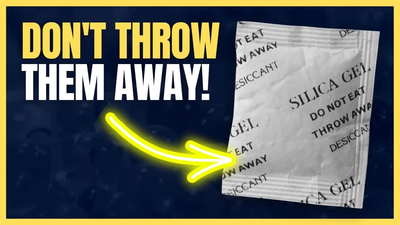 Never Throw Away Silica Gel Packets Again! Learn These Amazing Uses!