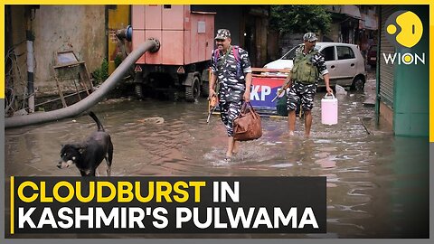 India: Cloudburst triggers flash flood in Jammu-Kashmir's Pulwama amid heavy rainfall | WION