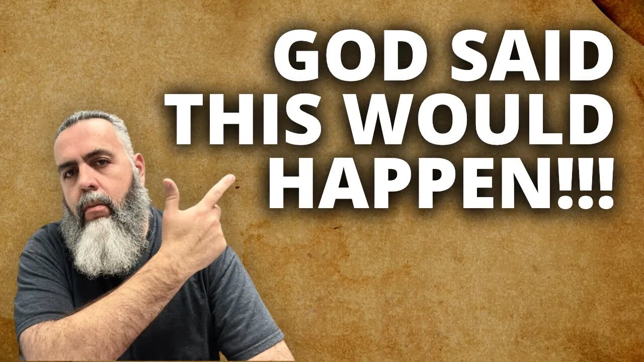 GOD WARNED US!!! What did we EXPECT???