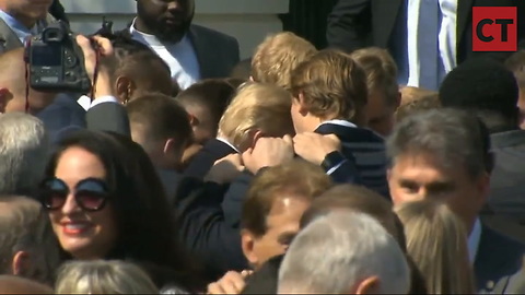 Alabama Football Player Has 1 Request for Trump That Leads To Incredible Photo