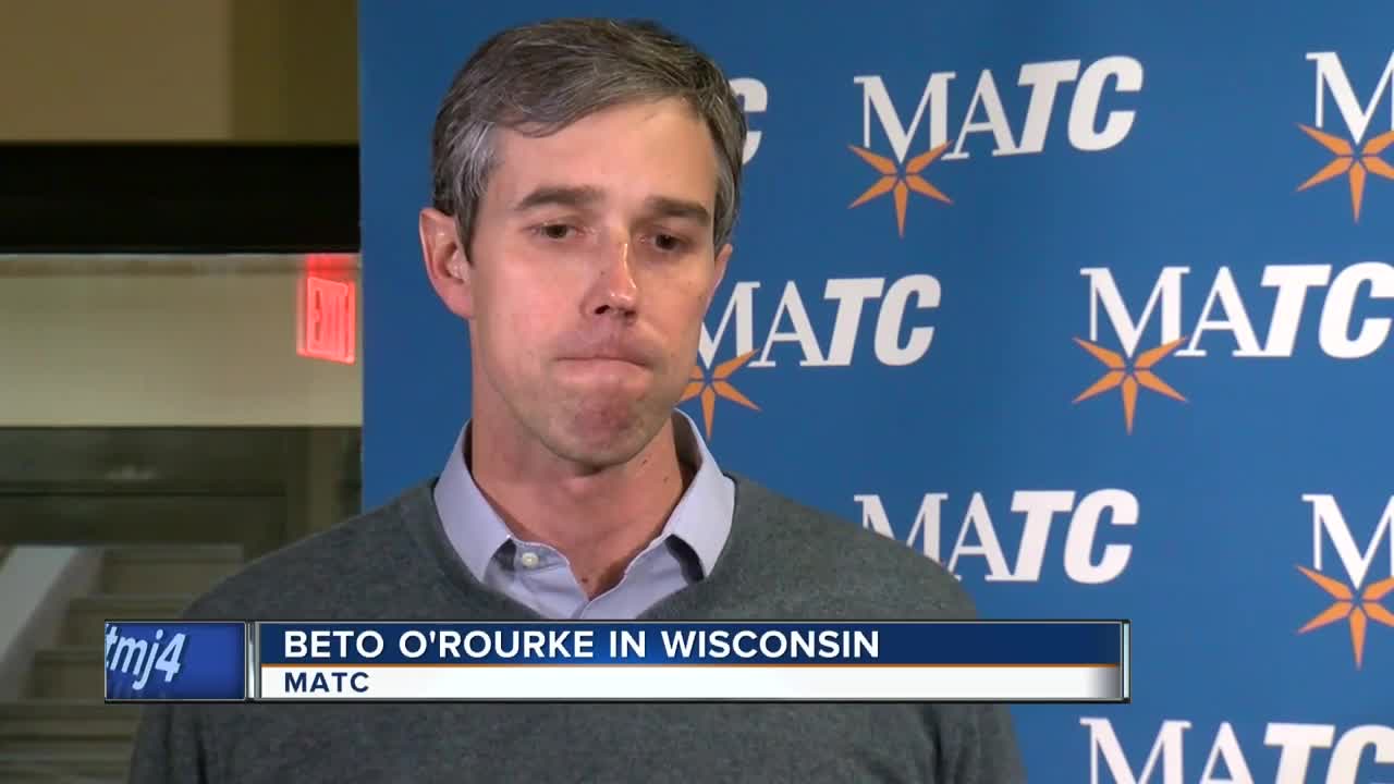 Potential 2020 candidate Beto O'Rourke planning two stops in Wisconsin Friday