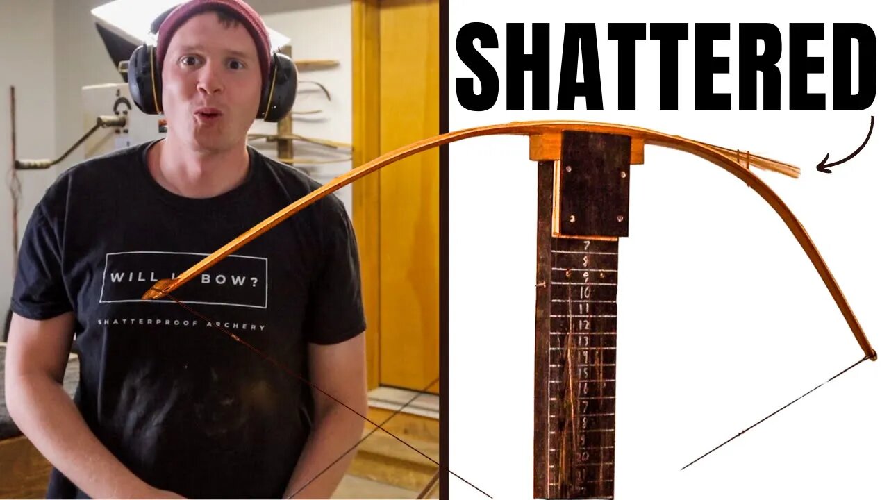 Making A 100 POUND BOW! ---"SHATTERED BOW" (PART 2)