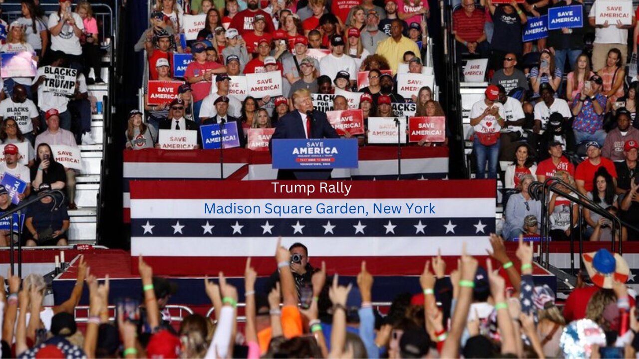 🔴LIVE: Trump Holds a Rally at the Iconic Madison Square Garden in New York - 10/27/24