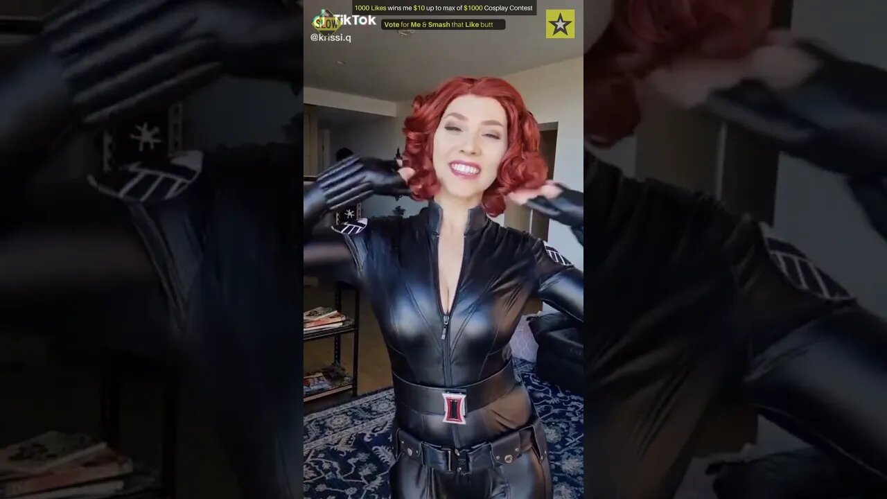 Best Marvel Black Widow Cosplay Costume - 1000 Likes Contestāš¤ #shorts