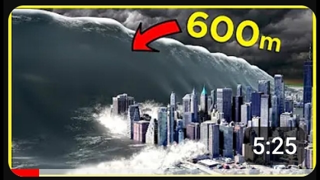 The biggest TSUNAMIS in History 3D Comparison