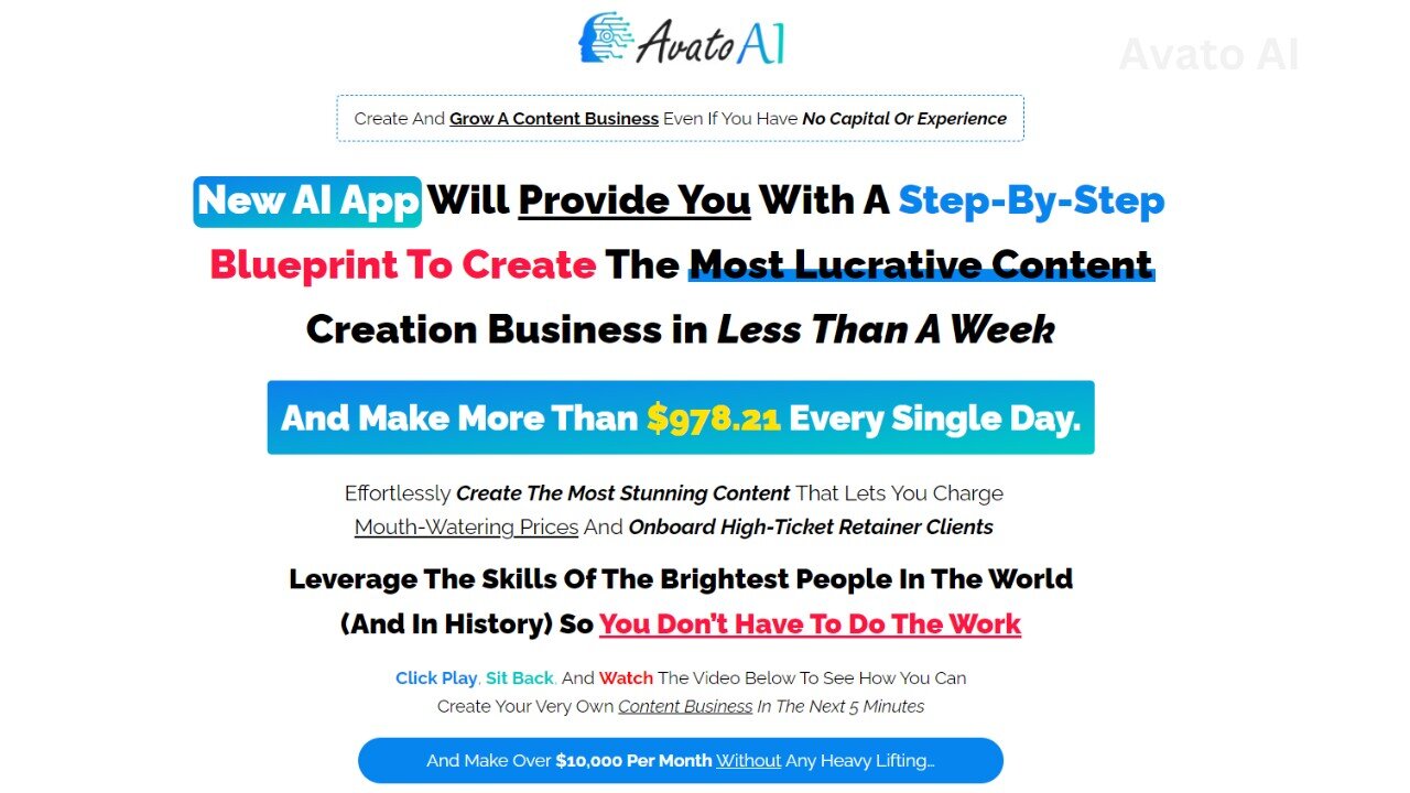 Avato AI Review - AI-Powered Content Creation Solution