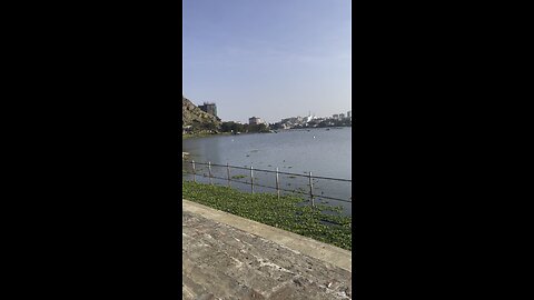 Kanke dam of ranchi panaromic view