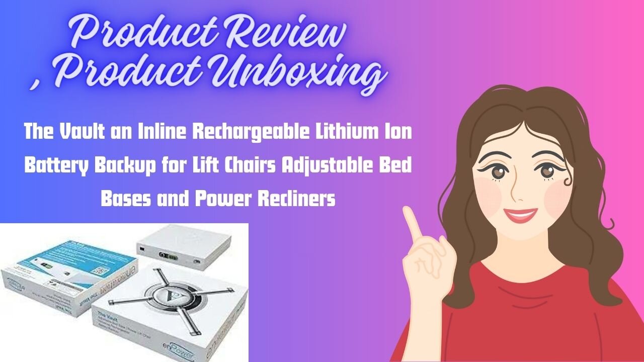 The Vault an Inline Rechargeable Lithium Ion Battery Backup for Lift Chairs Adjustable Bed Bases