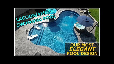 The Lagoon Style Swimming Pool Kit, One Our Most Elegant Pool Designs!