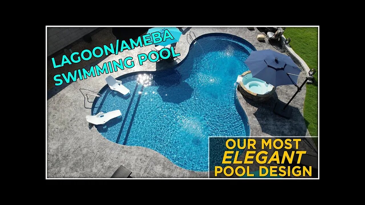The Lagoon Style Swimming Pool Kit, One Our Most Elegant Pool Designs!