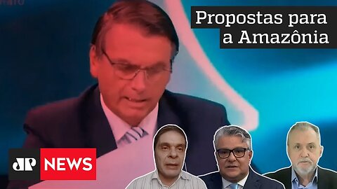 Bolsonaro explica estratégia para reduzir desmatamento na Amazônia