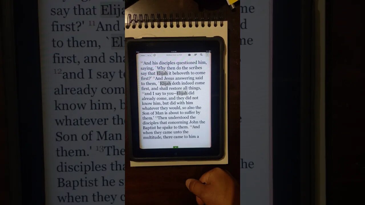 Elijah fled Jezebel and Herodias (Herod's wife) is JEZEBEL John The Baptist is Elijah!