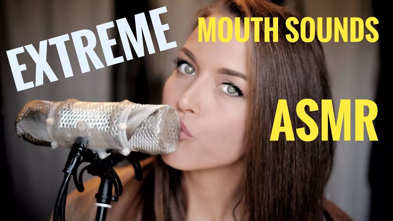 ASMR Gina Carla 👄 Ultra Extreme High Sensitive Mouth Sounds! Very Close Up Whispering!