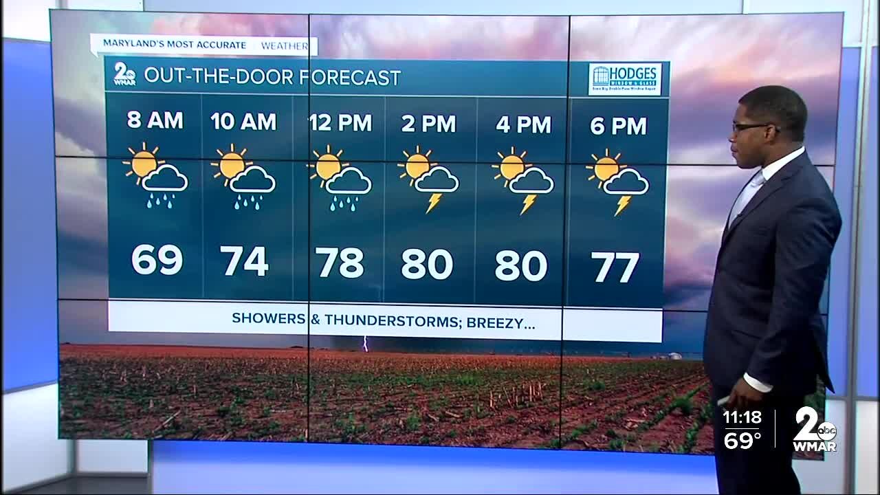 WMAR-2 News Weather at 11