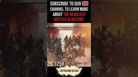 How Many People Died in the 1258 Siege of Baghdad? #shorts