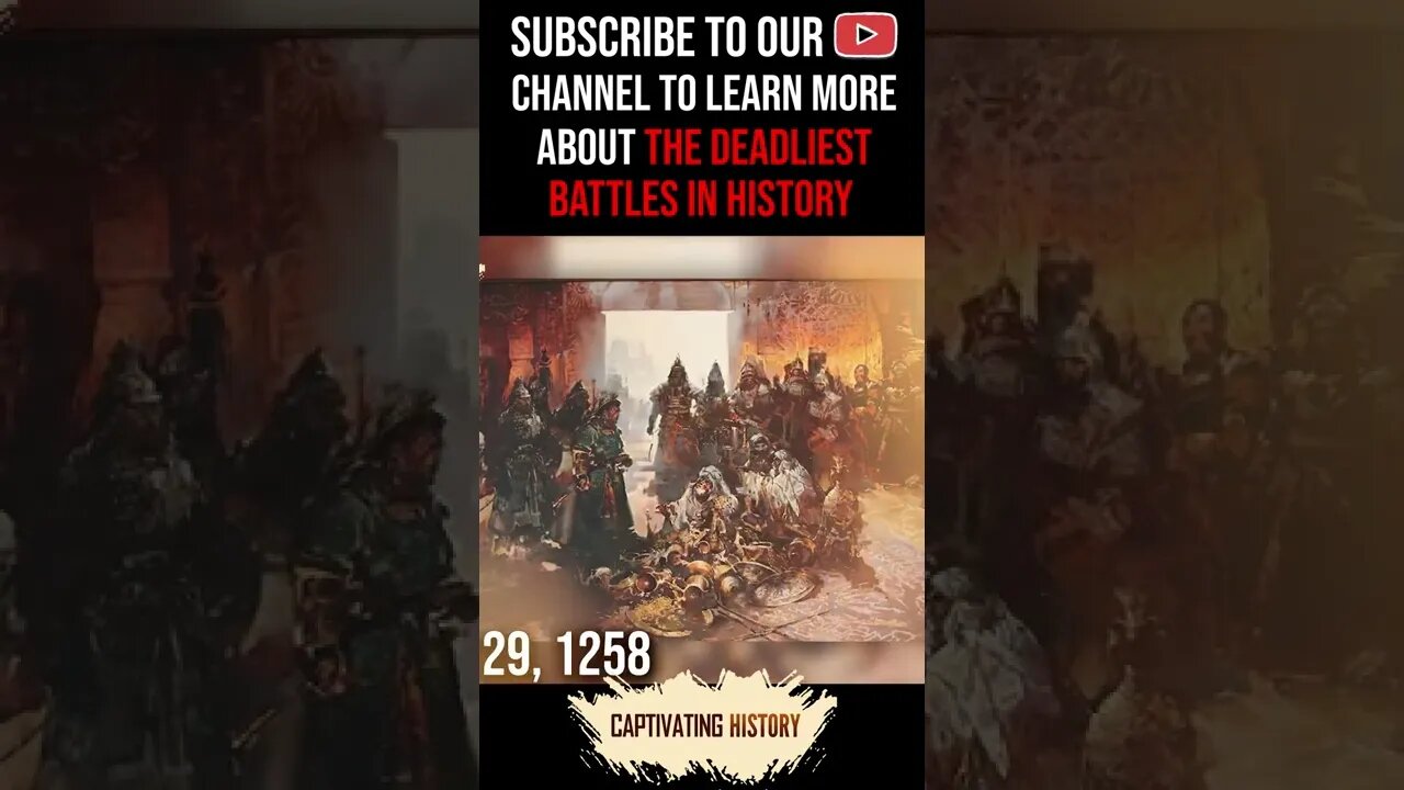 How Many People Died in the 1258 Siege of Baghdad? #shorts