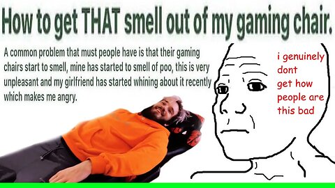 how to get 𝓣𝓗𝓐𝓣 smell out of my gaming chair