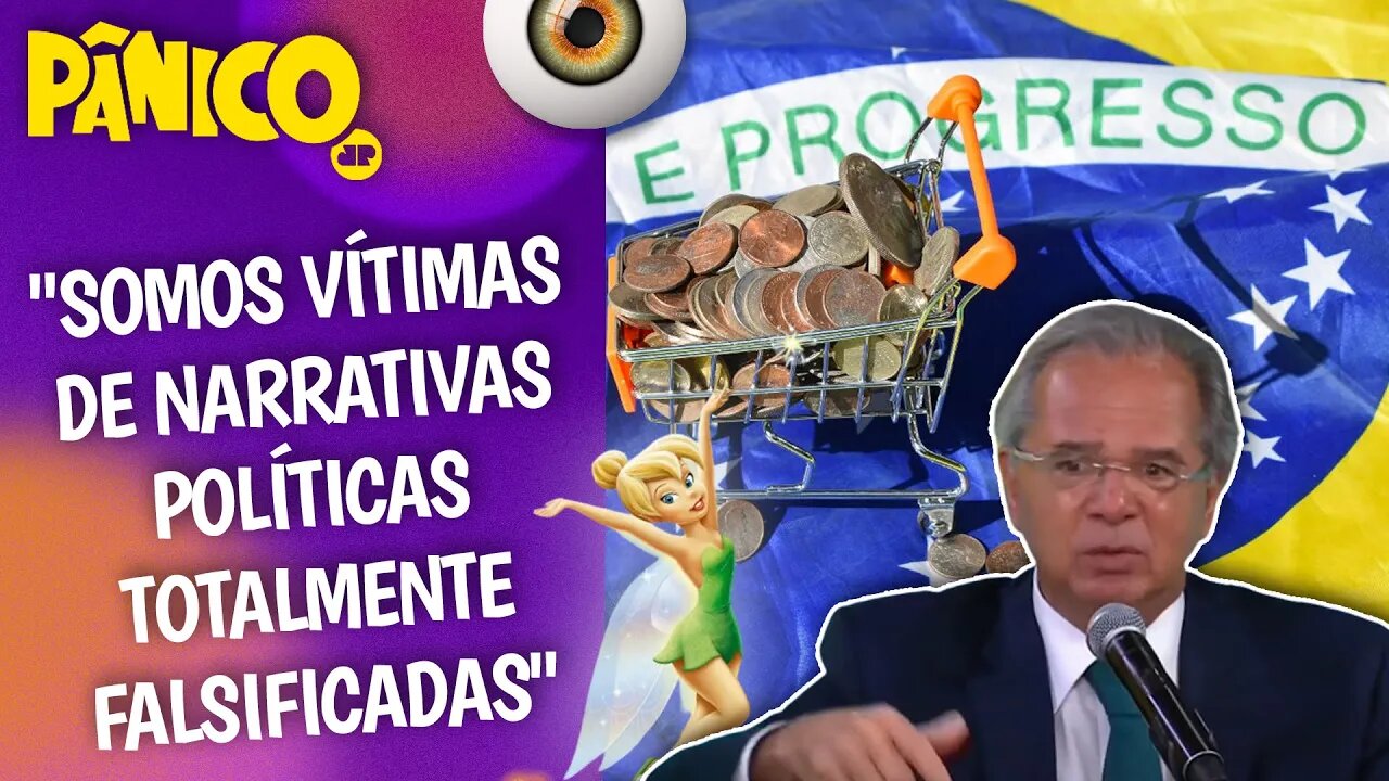 ECONOMIA DO BRASIL PODE CRESCER SE A TINKER BELL DA MÍDIA PARAR DE SER APLAUDIDA? Guedes comenta