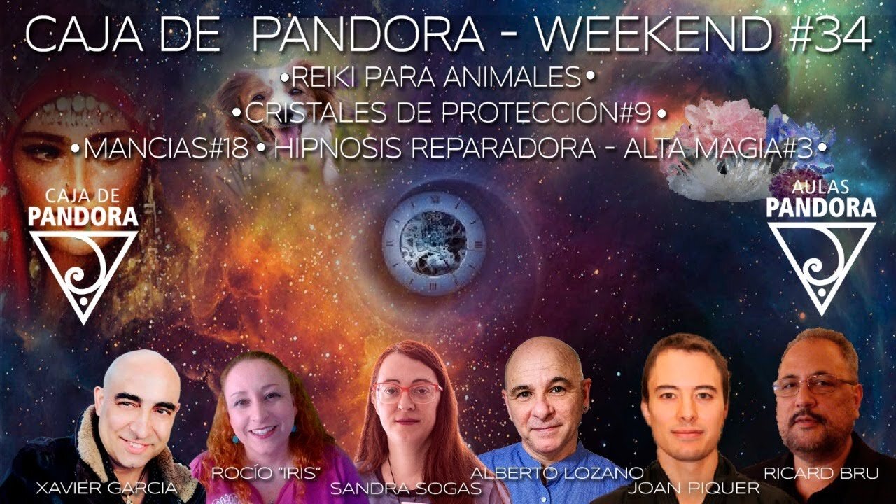 #CAJADEPANDORAWEEKEND #34 CON XAVIER GARCIA, JOAN PIQUER, RICARDO BRU SANDRA SOGAS