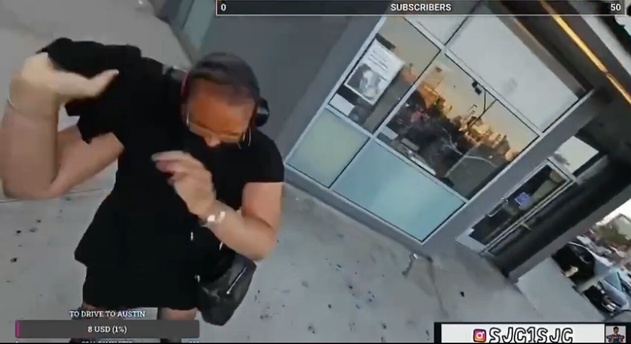 Transgender attacks a Trump supporter for wearing a Trump hat