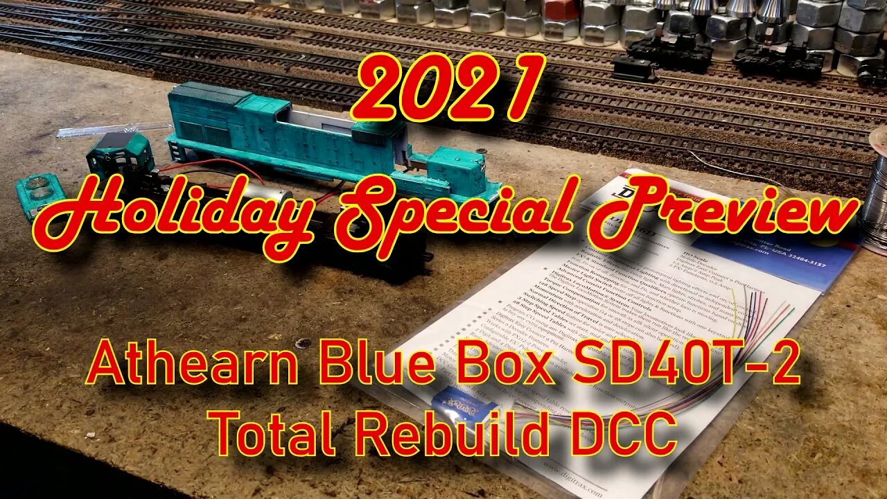 2021 Holiday Special Preview Athearn Blue Box SD40T-2