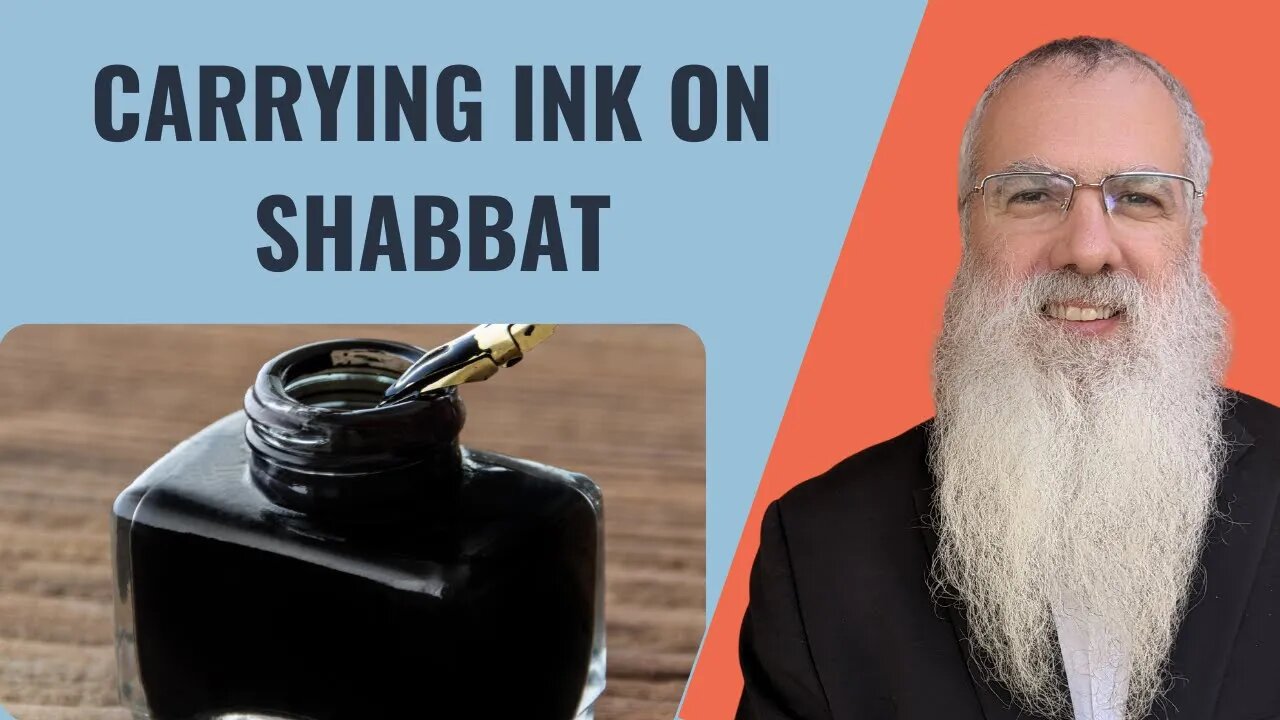 Mishna Shabbat Chapter 8 Mishnah 3 Carrying ink on Shabbat