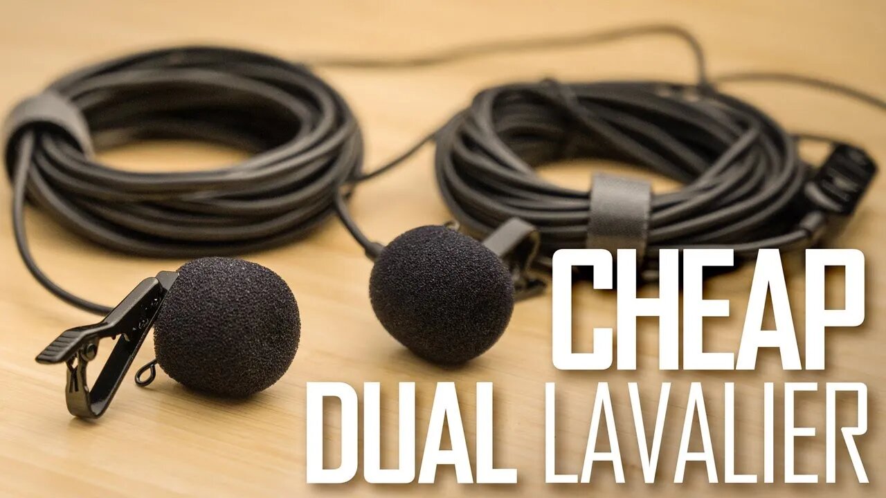 JK Mic-J 700 Dual Lavalier Microphone - Budget Mic for Interviews