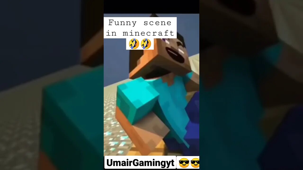 funny scene in minecraft😂🤣#minecraftshorts #minecraftmemes #minecraftfunny