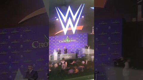 Logan Paul Jake Paul at Crown Jewel 2022 Press Conference