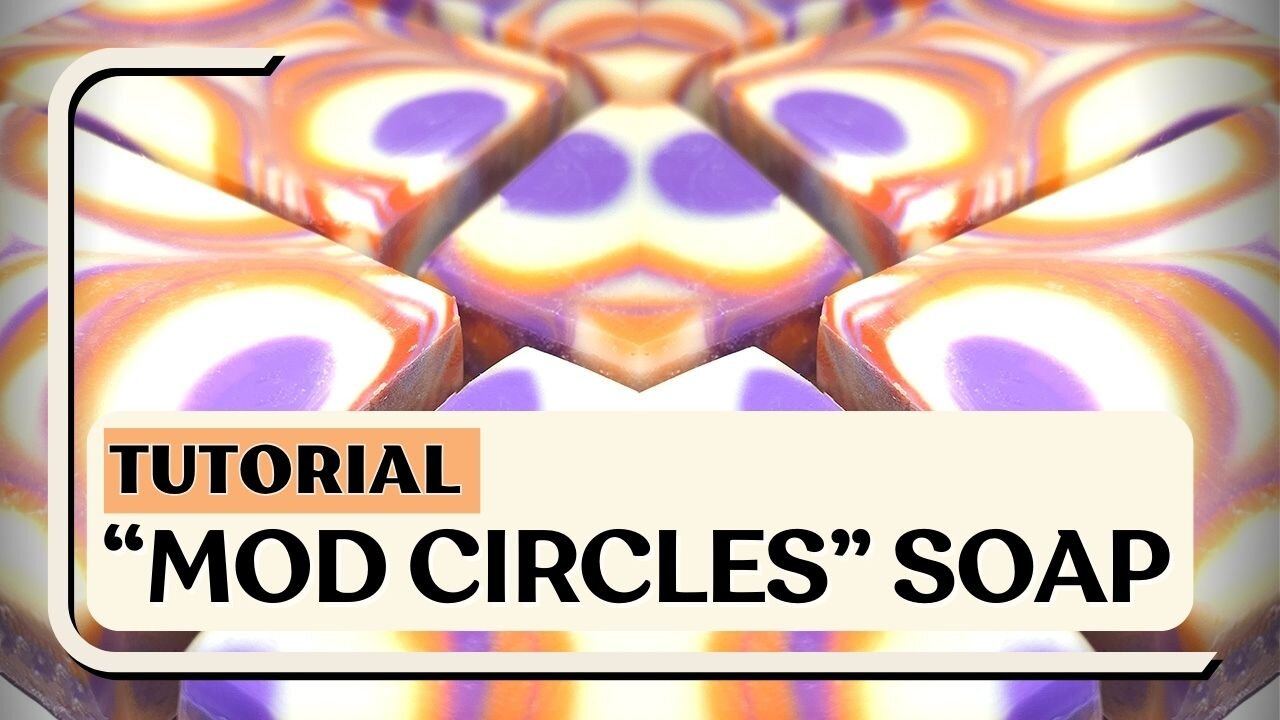 Mod Circles 3-Color Soap Technique [ADVANCED TUTORIAL]