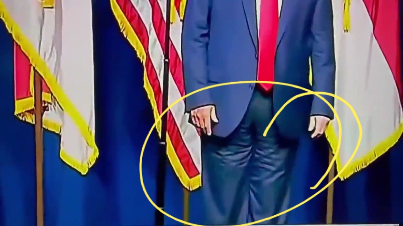 Hey , what’s up with Trumps pants? #TrumpSpeech #trump #wtf #greenville #TrumpIsNotWell