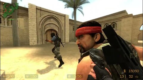 Counter Strike Source Dust 1 Bots #31 Only Machine Guns