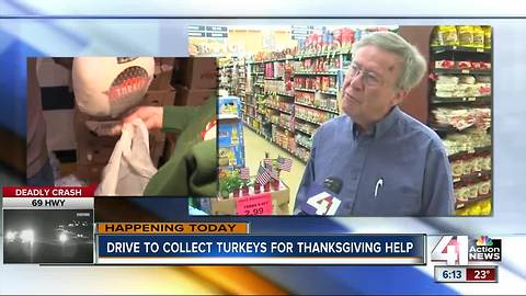 Help feed KC families with Della Lamb turkey donations