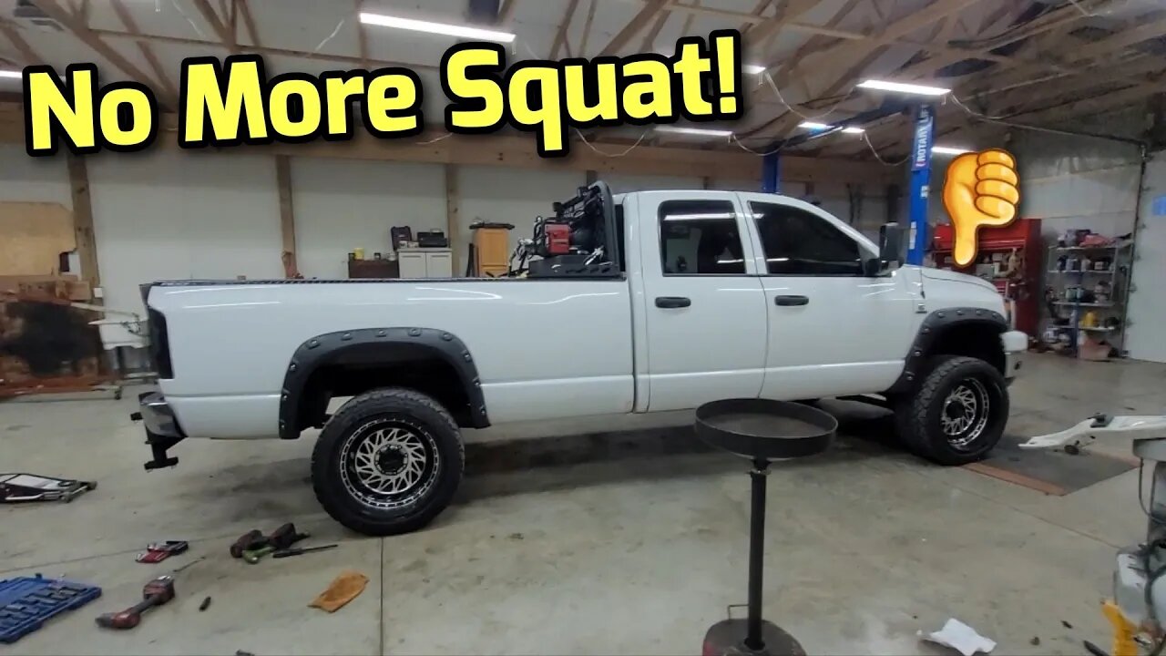 I Had To Lift My Squatted Cummins | TPMS Install | All Hotshot Trucks Need This