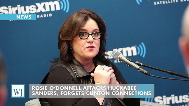 Rosie O’Donnell Attacks Huckabee Sanders, Forgets Clinton Connections