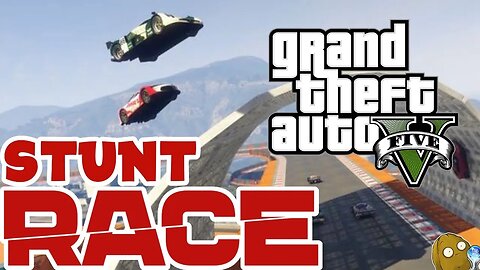 GtaV Stunt Races But We Are Trash