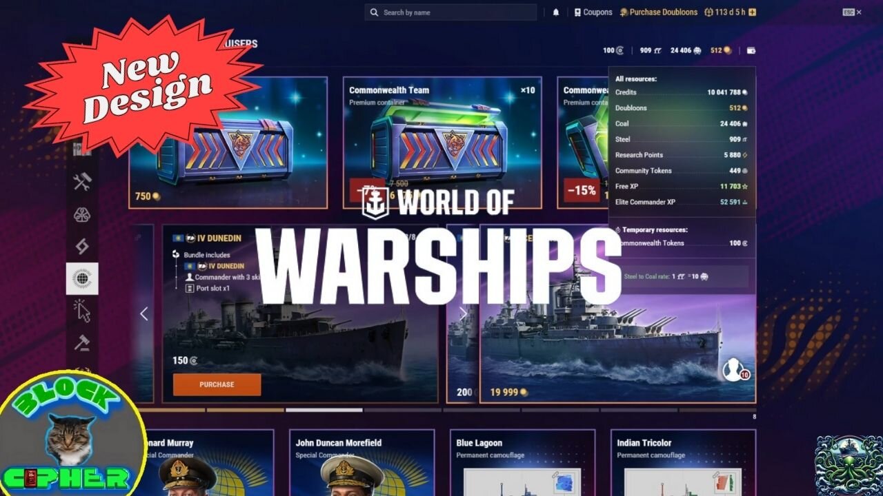 world of warships | Buying a new T4 Commonwealth Cruiser