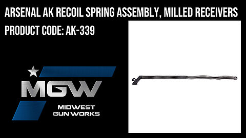 Arsenal AK Recoil Spring Assembly, Milled Receivers - AK-339